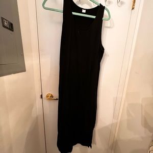 Black tank dress
